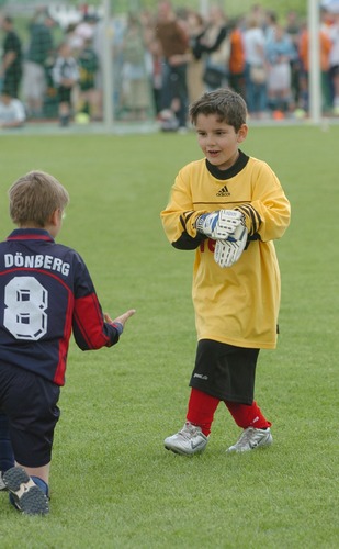 Was habe ich heute doch für ein schönes Trikot an?