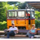 .... was ist der Bahnhof heute wieder schnell ....