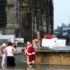 Was macht der Weihnachtsmann im Sommer?