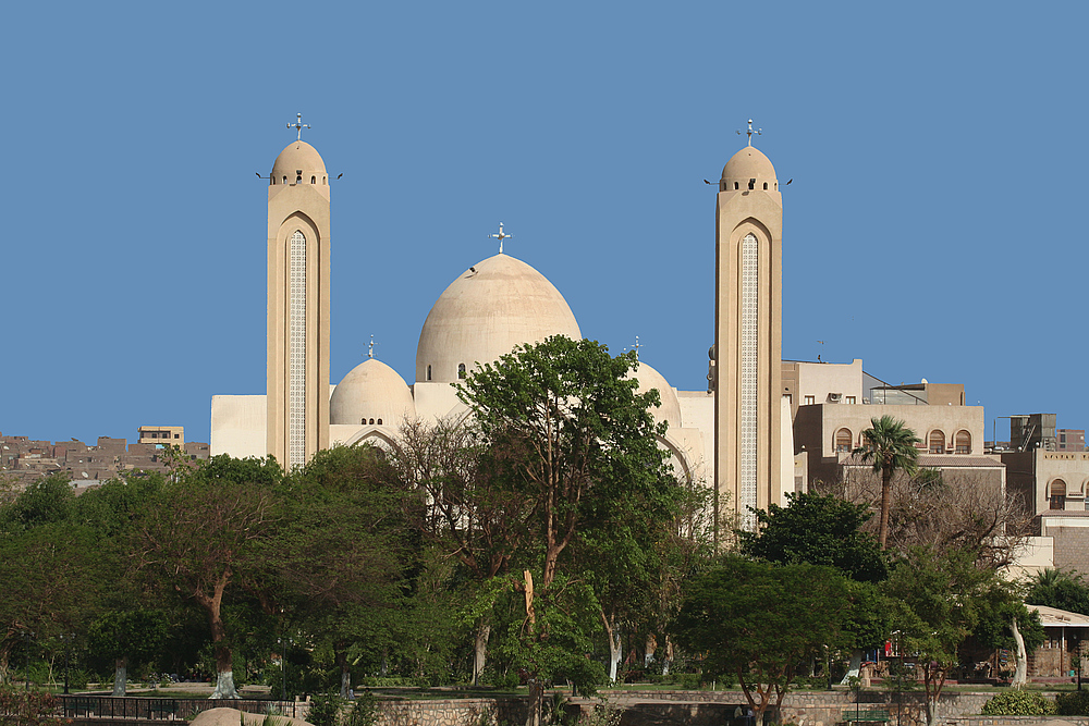 was man nicht alles sieht in assuan eine moschee die keine ist sondern eine chrisltich kirche ist