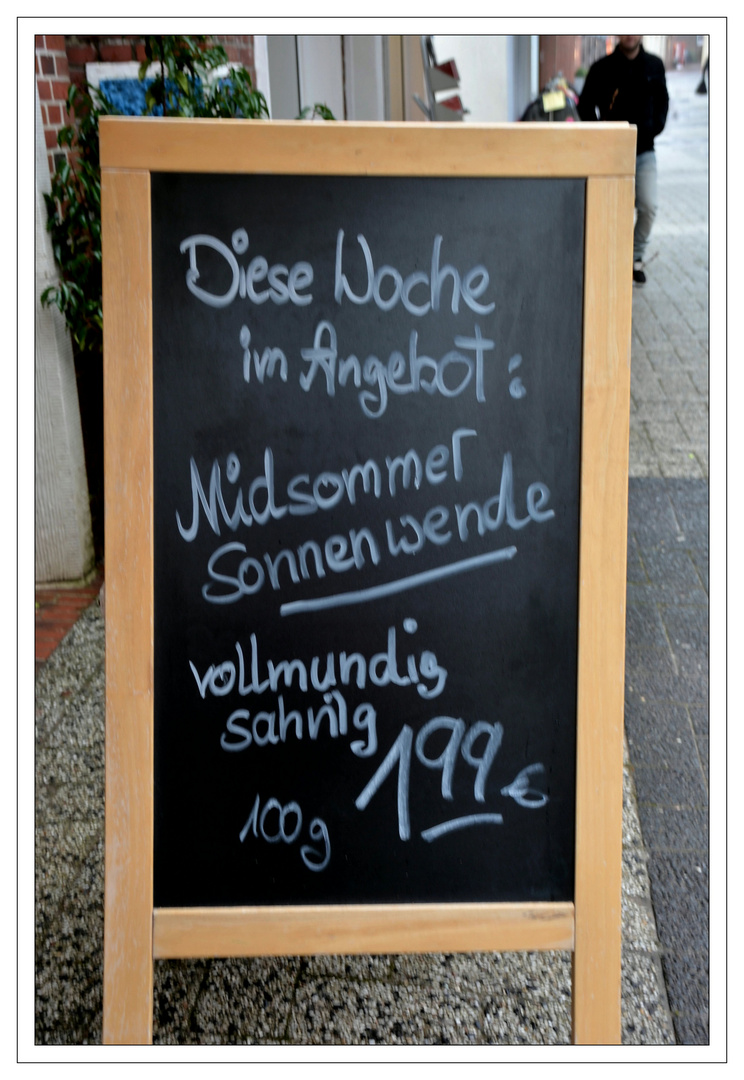 Was nicht alles angeboten wird !!