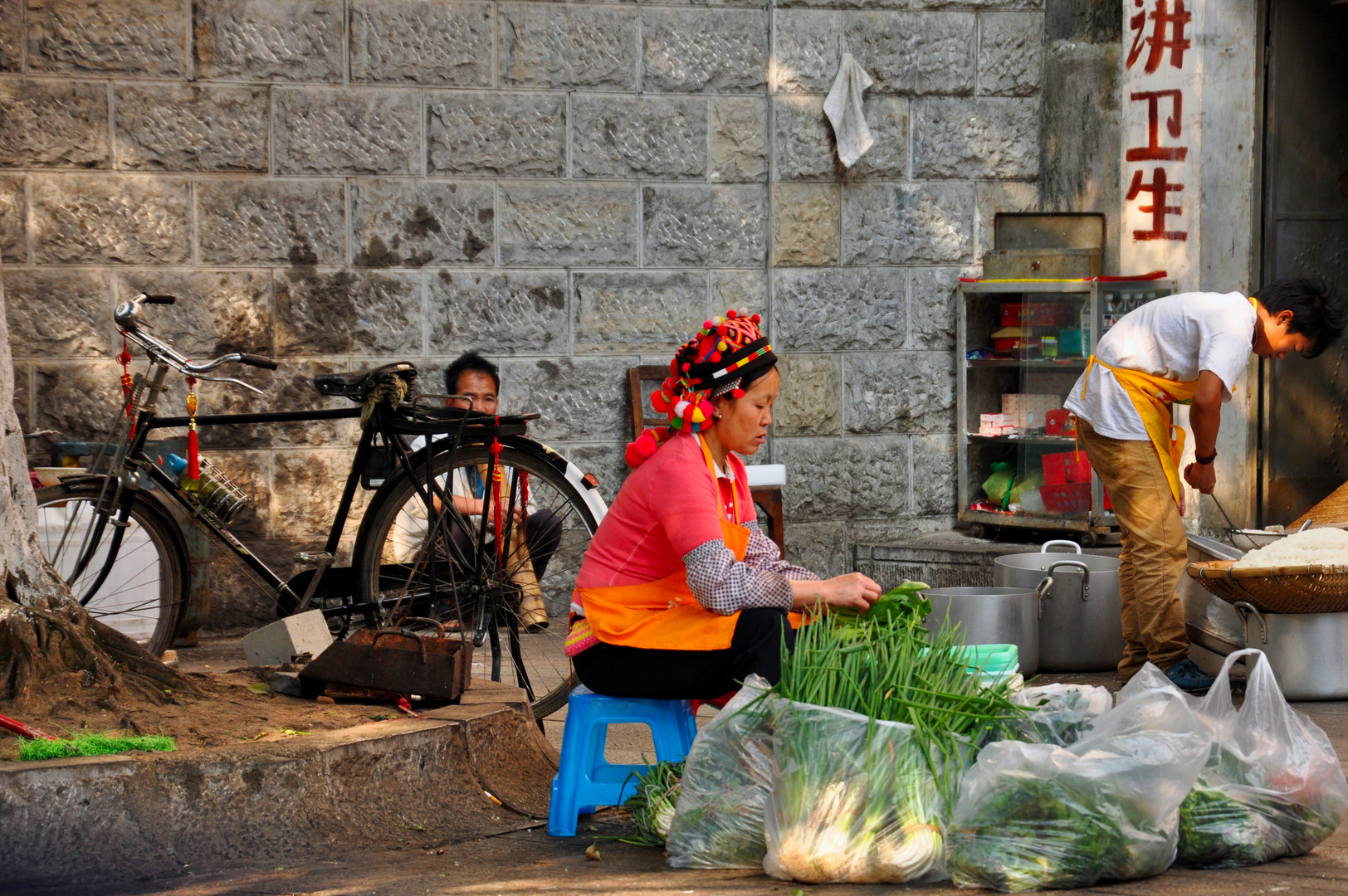 Was steht heute auf der Speisekarte?... China Yunnan