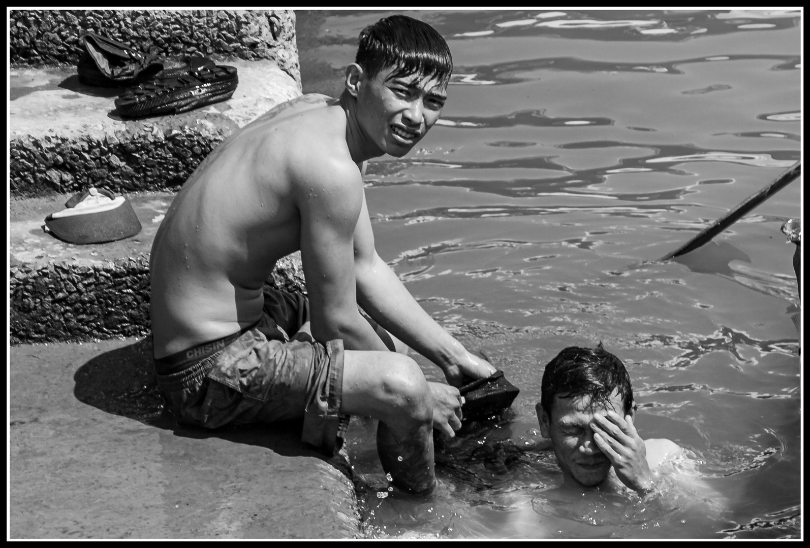 waschen im mekong