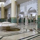 Waschraum in der Moschee Hassan II