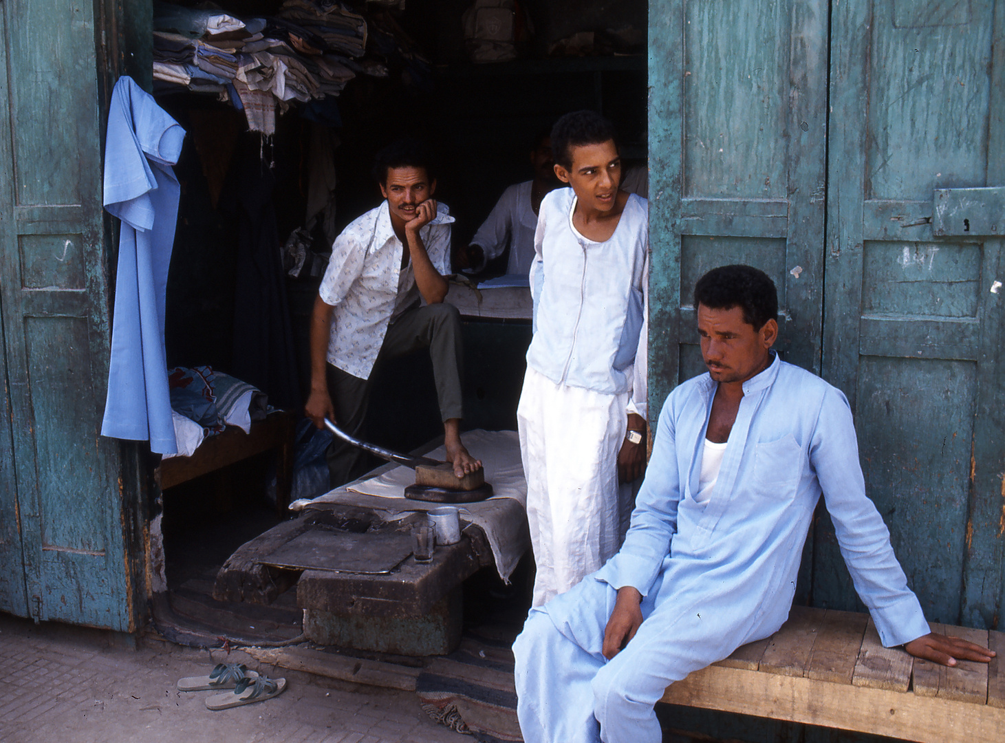 "Waschsalon" in Kom-Ombo - Ägypten