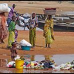 Waschtag am Niger