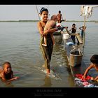 Waschtag an den Ufern Bagans...