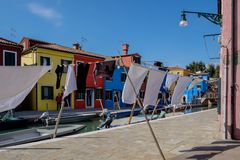 Waschtag auf Burano