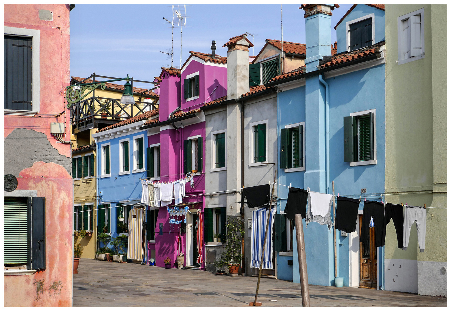 Waschtag in Burano