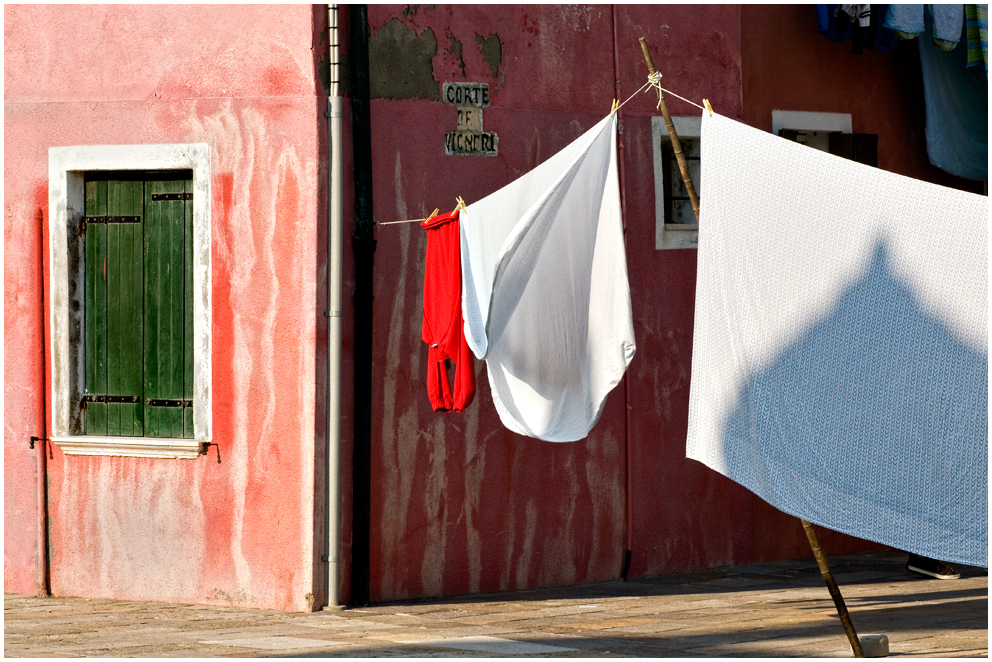 Waschtag in Burano