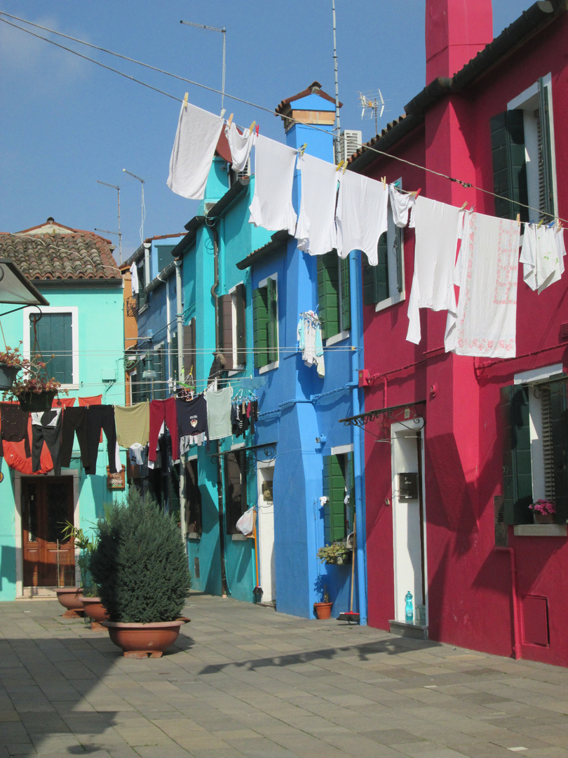 Waschtag in Burano