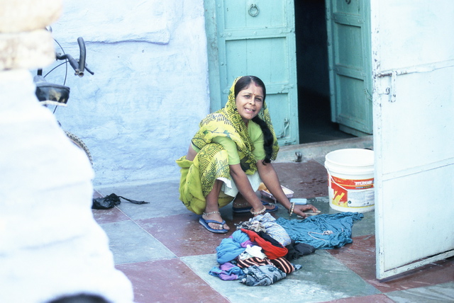 Waschtag in Jodhpur