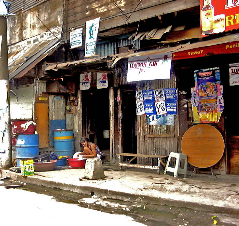 Waschtag in Manila
