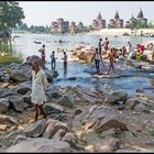 Waschtag in Orchha (Madhya Pradesh - Indien)