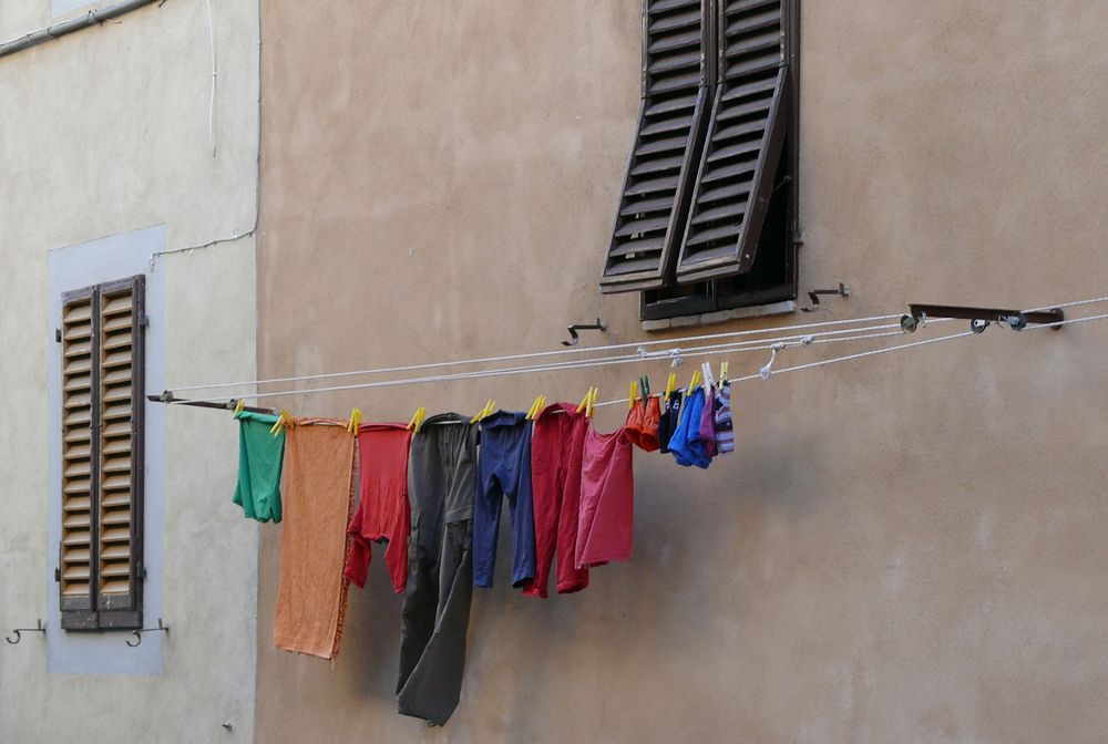 Waschtag in San Gimignano von Hans-Peter R. 