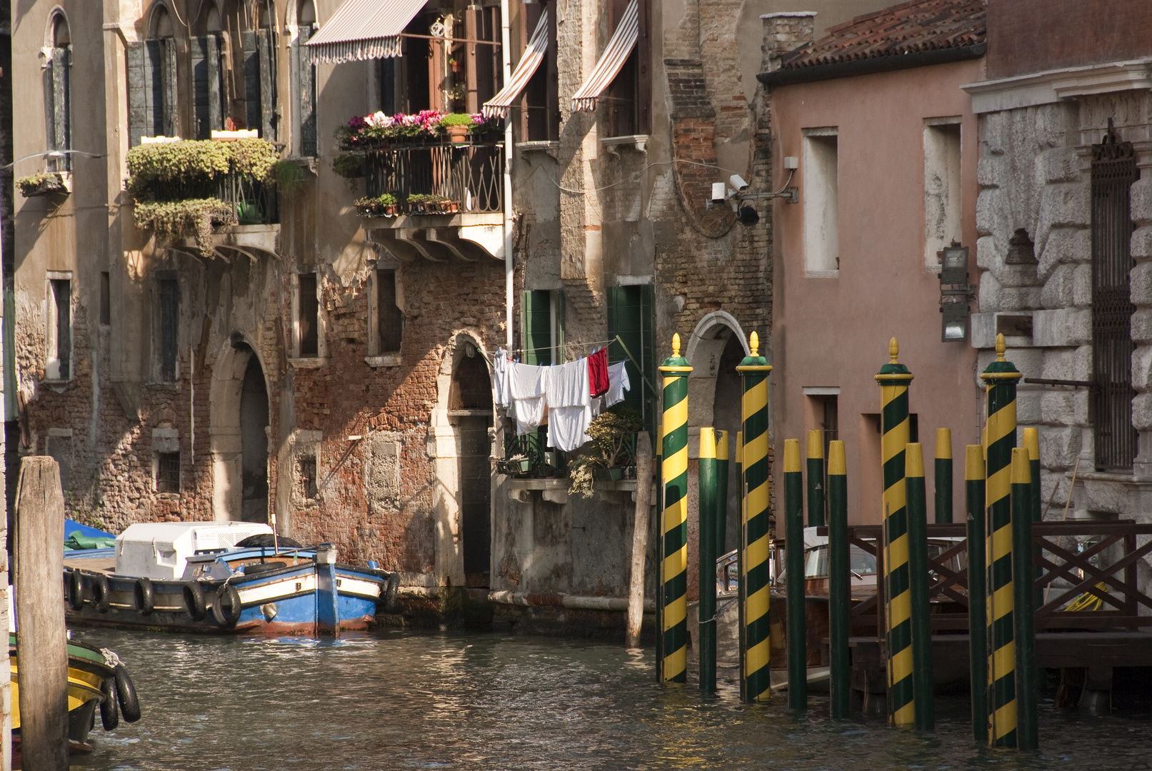 Waschtag in Venedig.