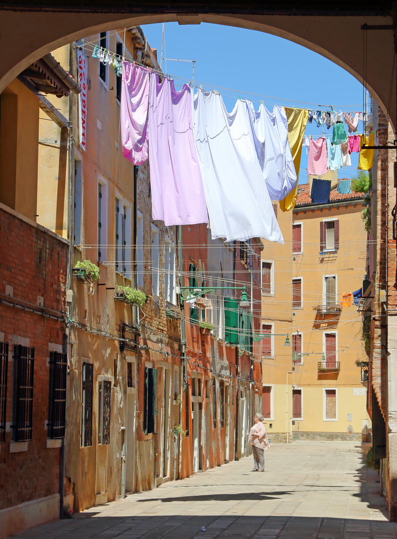 Waschtag in Venedig