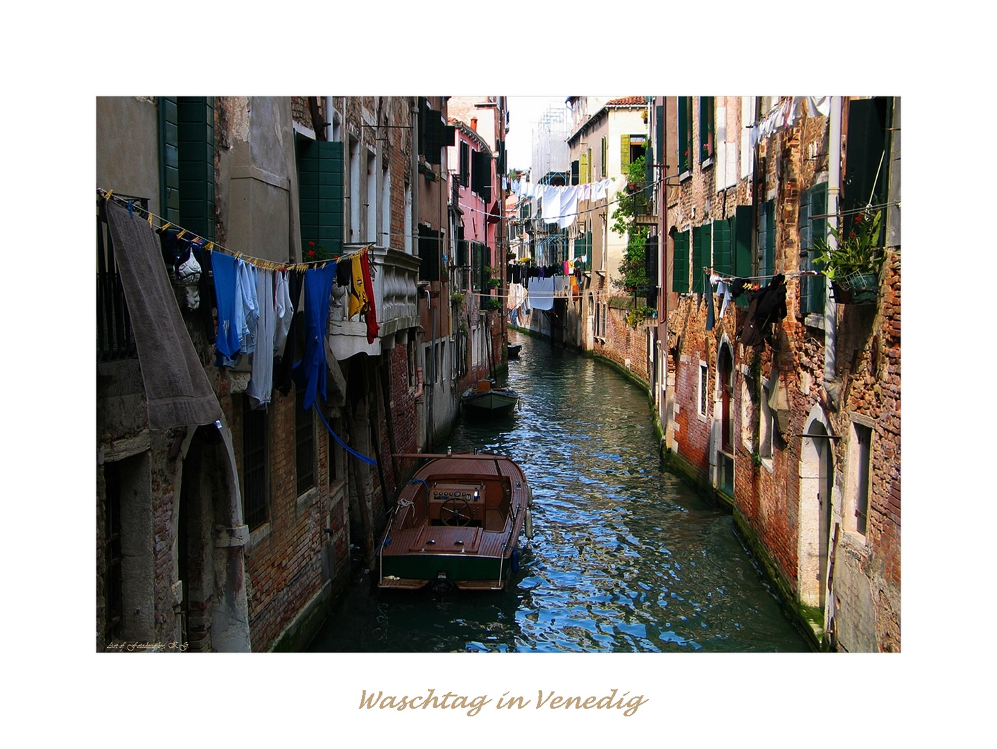 Waschtag in Venedig...