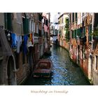 Waschtag in Venedig...
