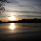 Waschweiher in der Abendsonne