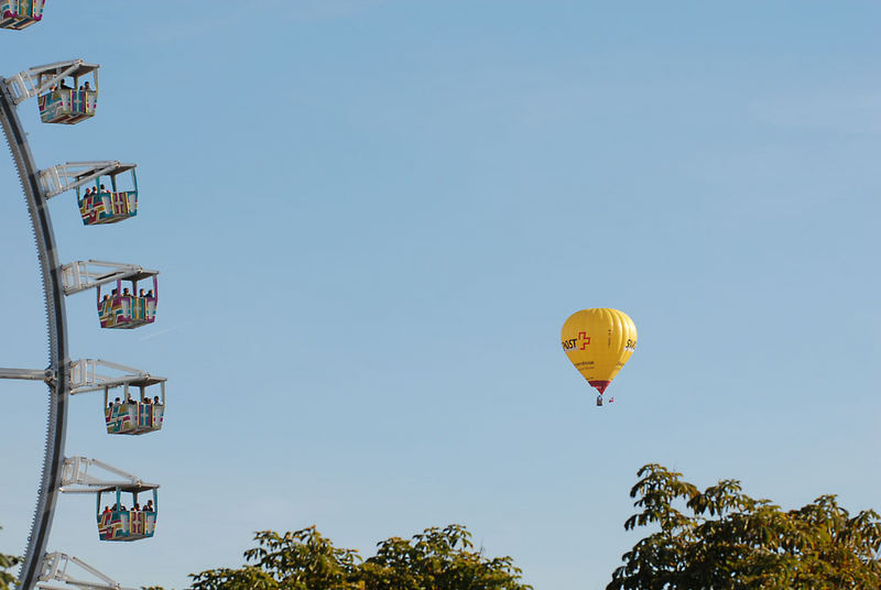 Wasen nicht Wies'n - Riesenrad trifft Ballon