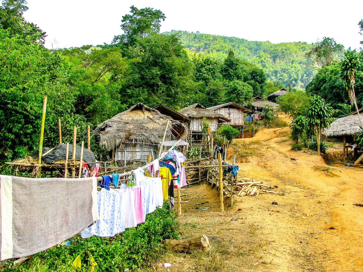 Washing day in Thailand