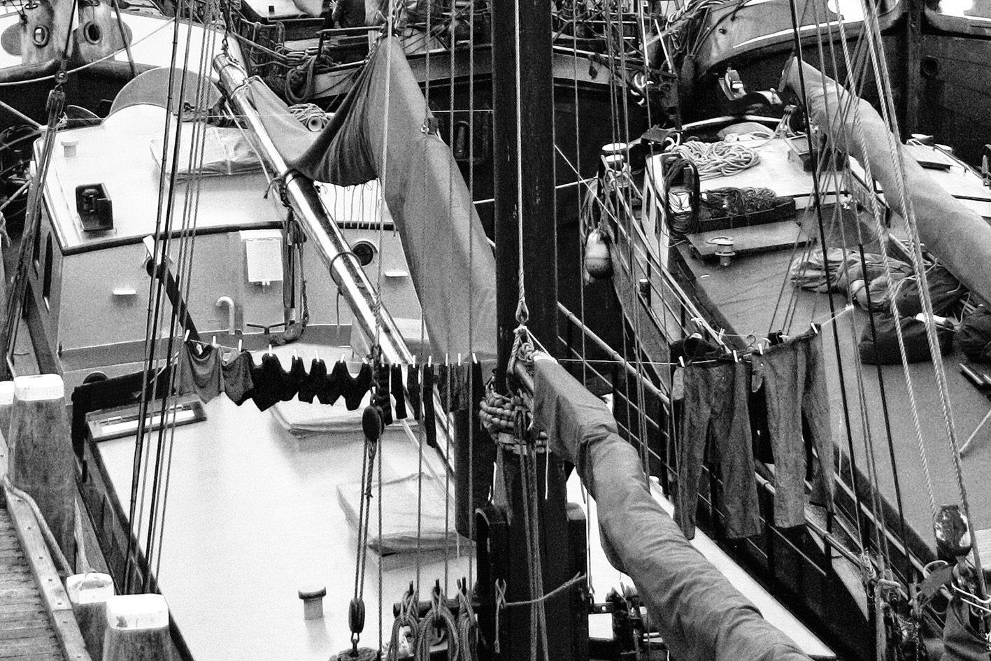 Washing Day On Board