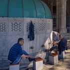 washing feet