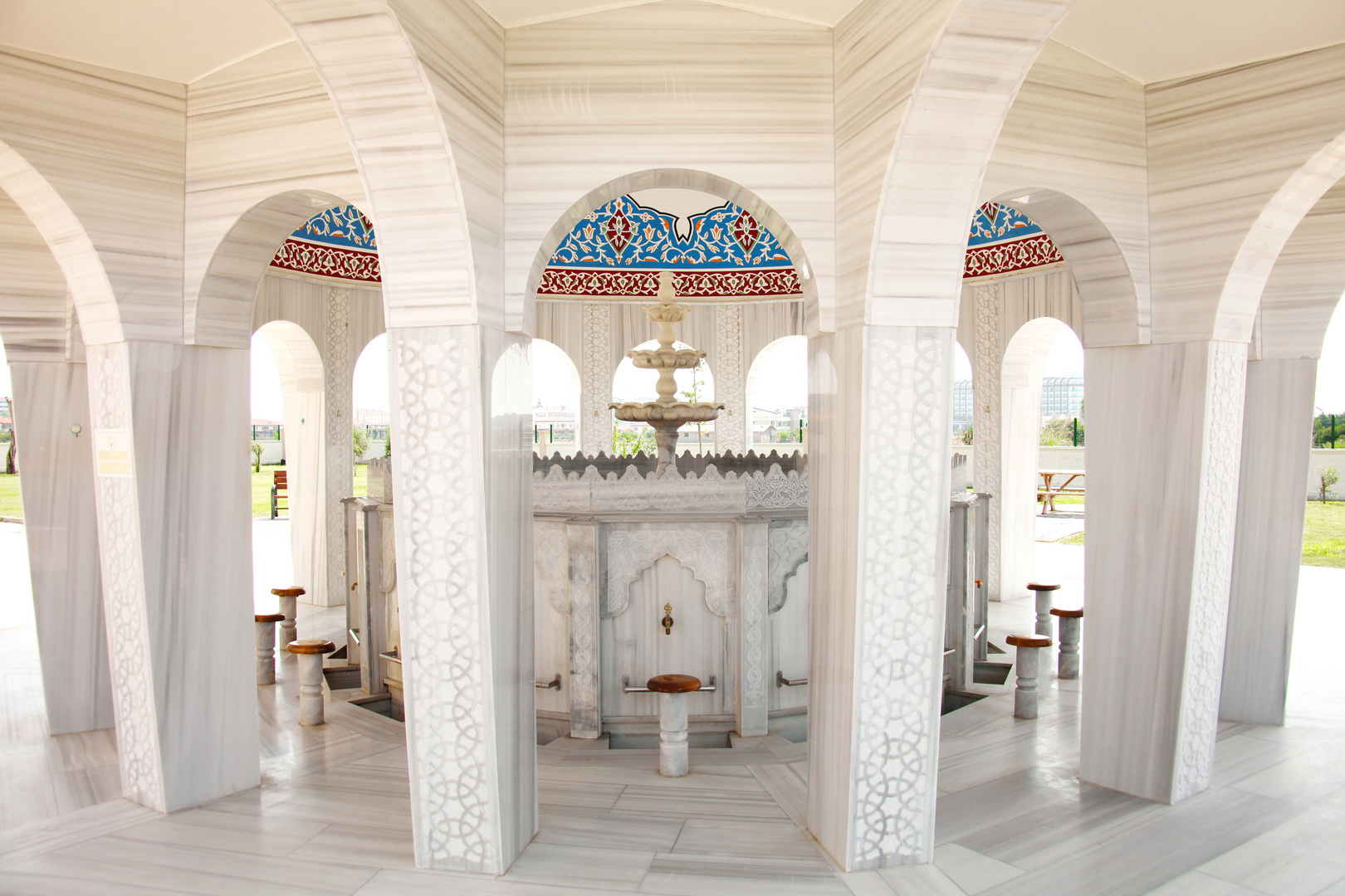 Washing Place in front of the mosque - Turkey