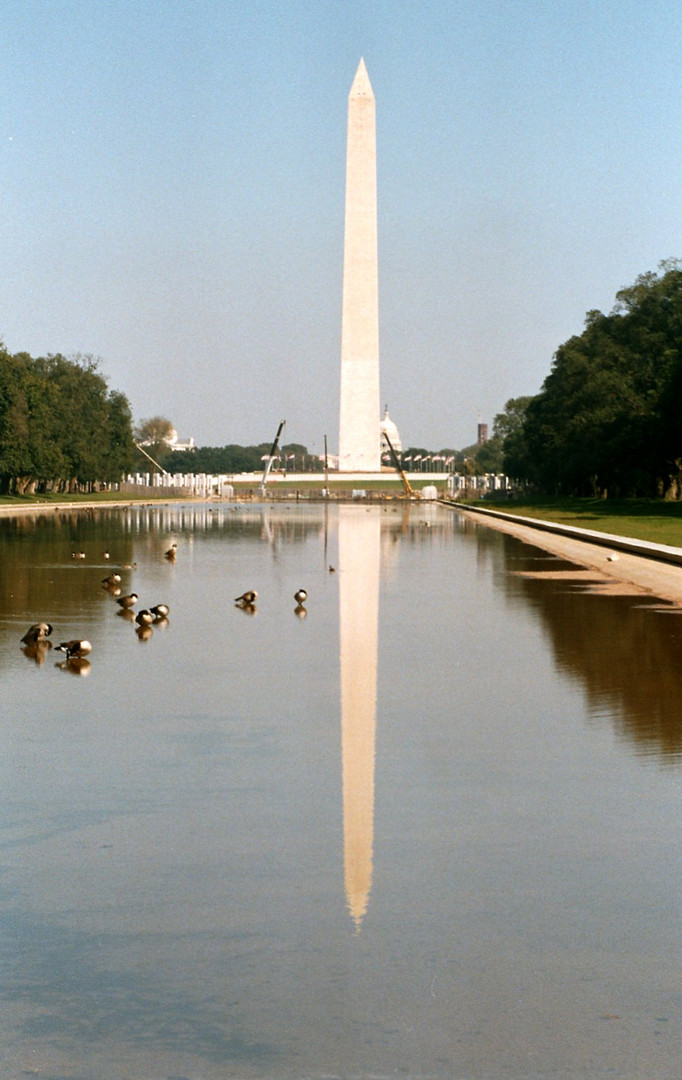 Washington, D.C.: Lincoln Memorial und Reflecting Pool