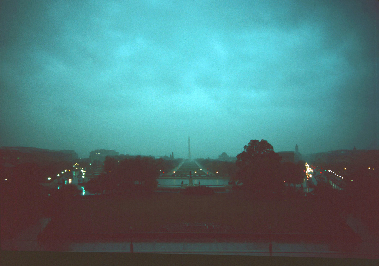 Washington DC on a rainy day in November 1997