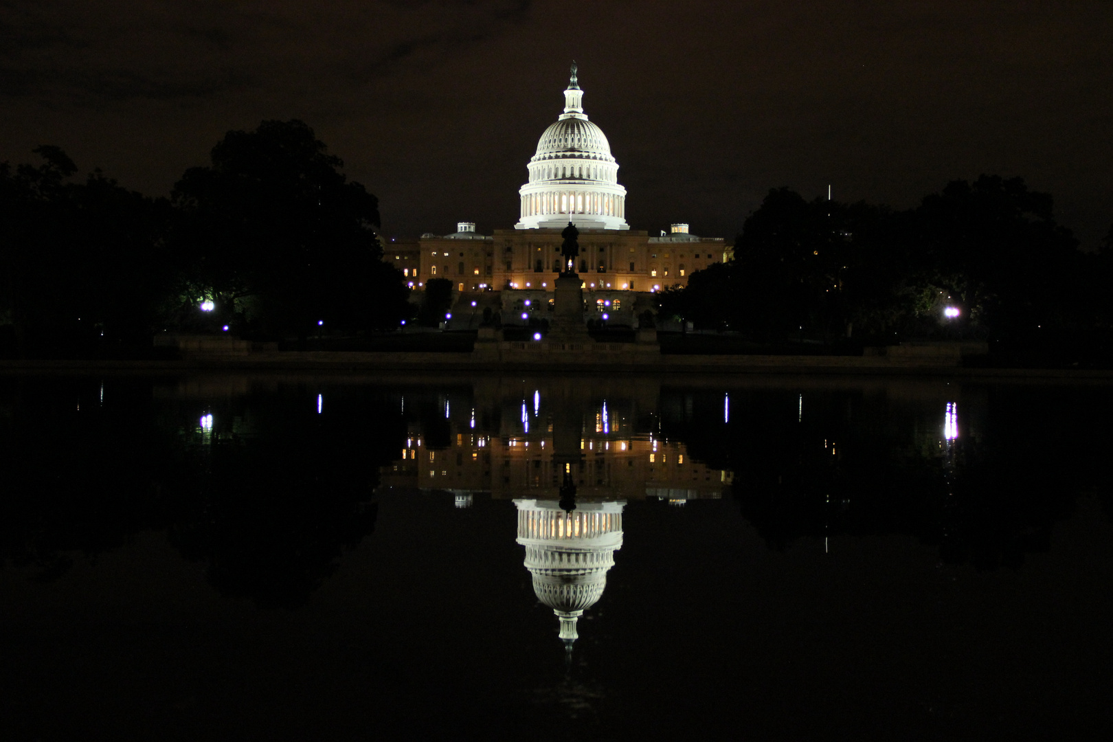 Washington Kapitol bei Nacht