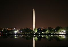 Washington Monument at night