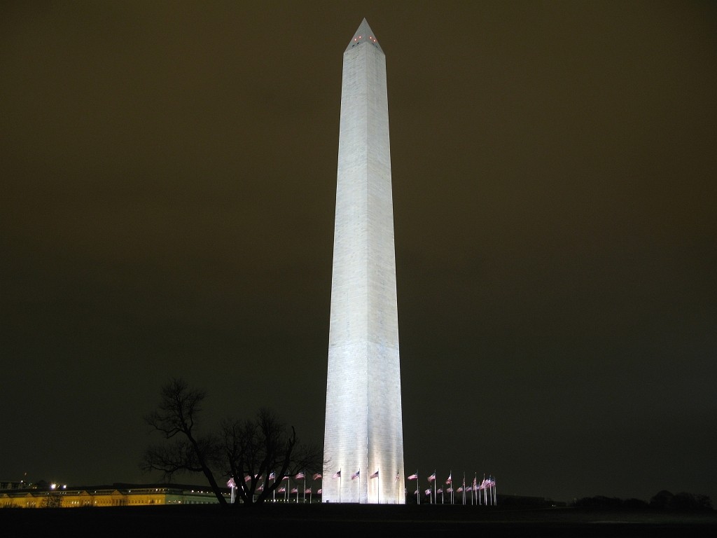 Washington Monument @ night