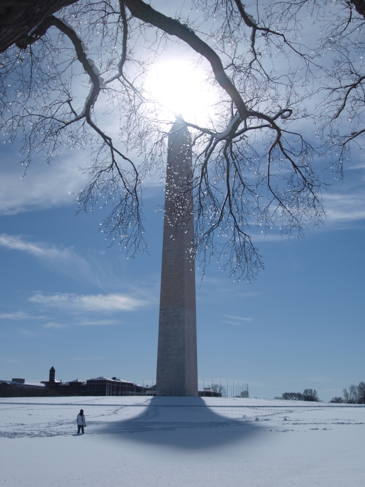 Washington nach dem Blizzard