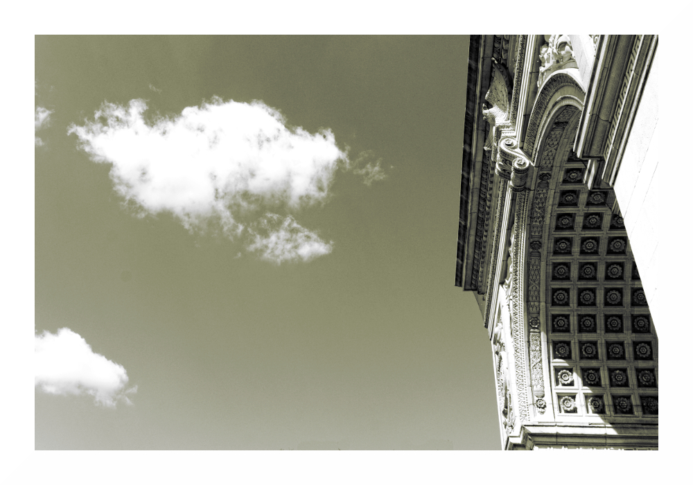 washington square arch - well, a part of it anyway