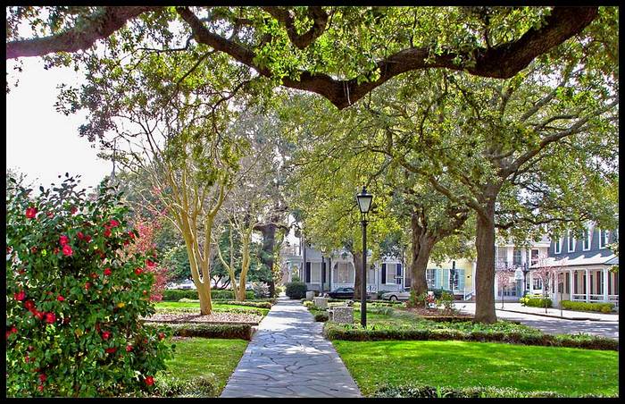 Washington Square in Savannah