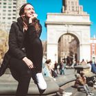 Washington Square Park, New York, USA with Lisa