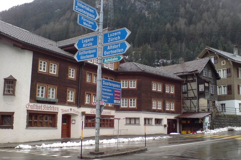 Wassen Oberalp Andermatt URI Sustenpass