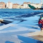 Wasser ...  auf San Giorgio Maggiore