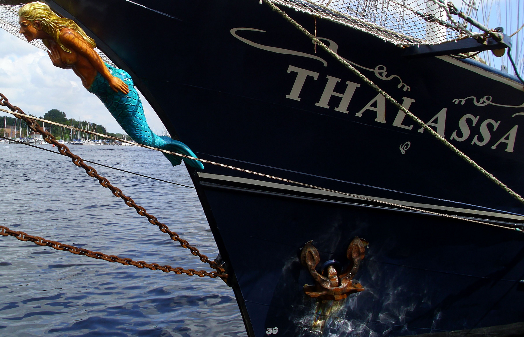 Wasser-Blinken (3/18HANSE-SAIL-Rostock-2011)