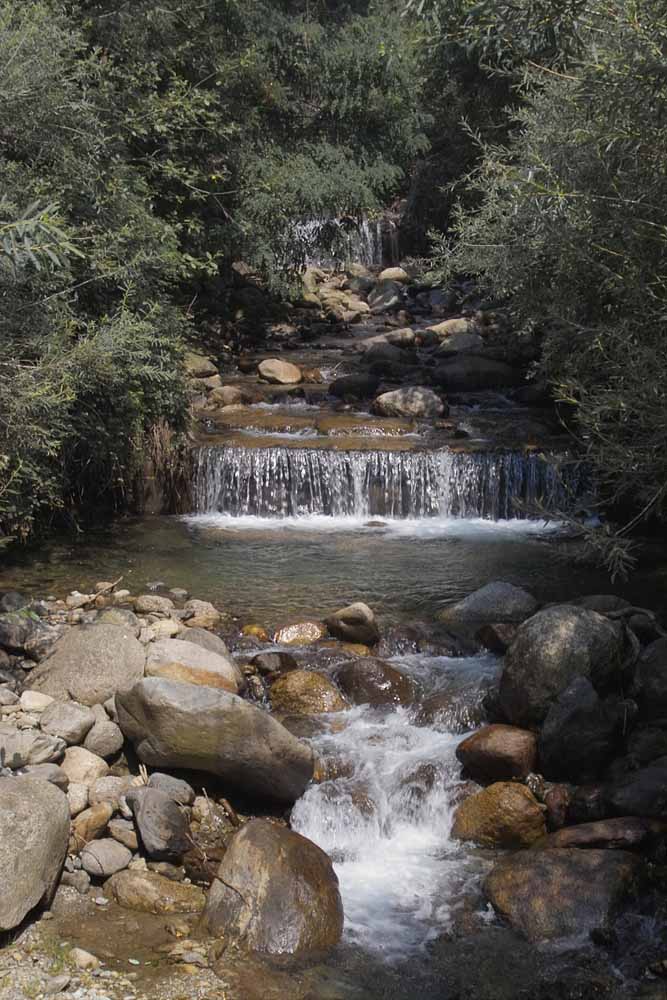 Wasser-Cascade bei Dorf Tirol