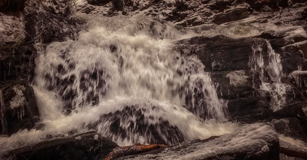 Wasser fällt