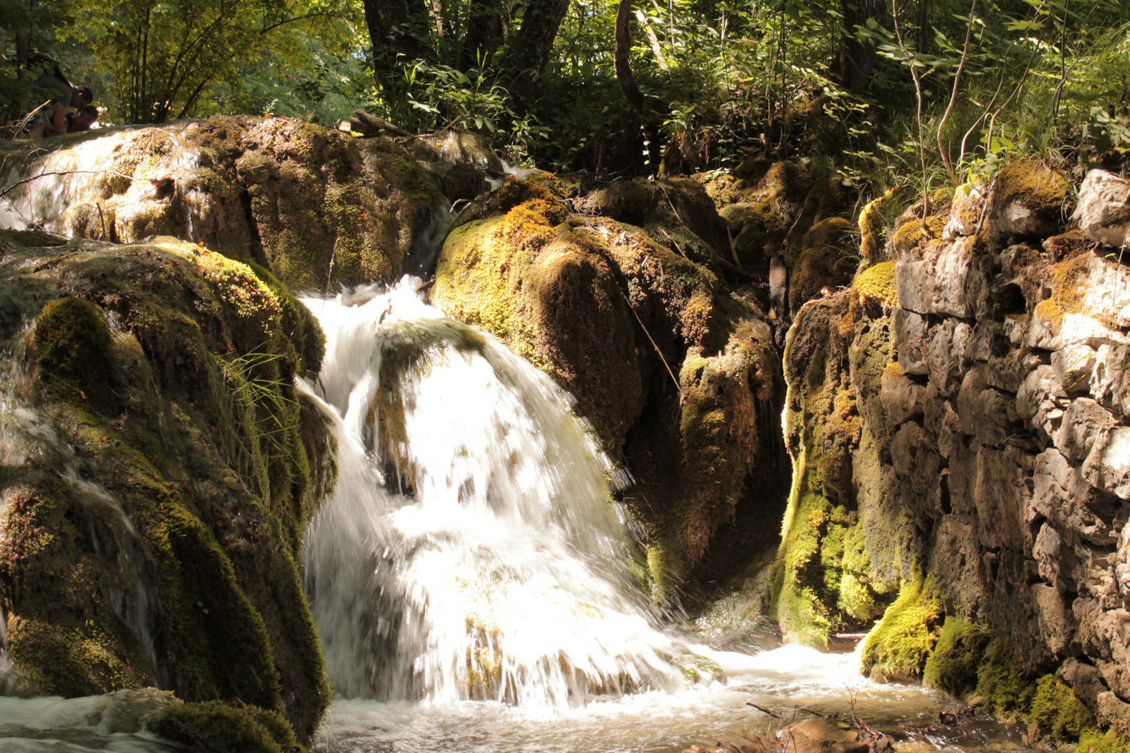 wasser fall (plickwitzer seenplatte Krotien)