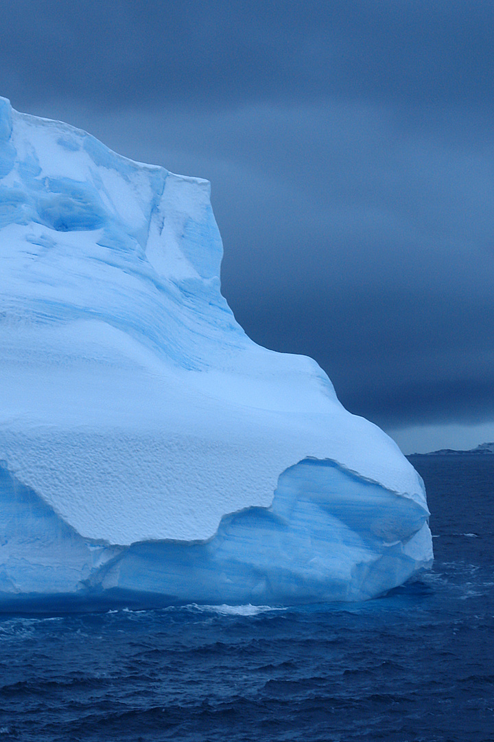 Wasser flüssig und fest in der Antarktis