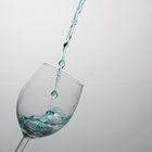"Wasser" Glas