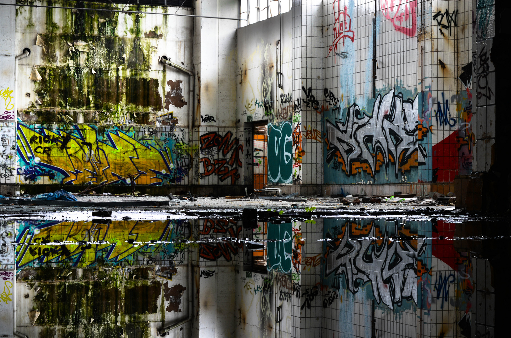 Wasser-Graffiti