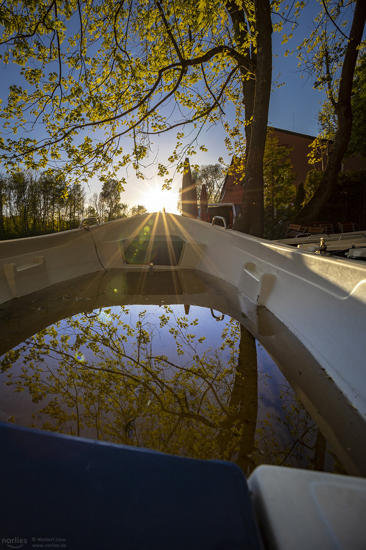 Wasser im Boot