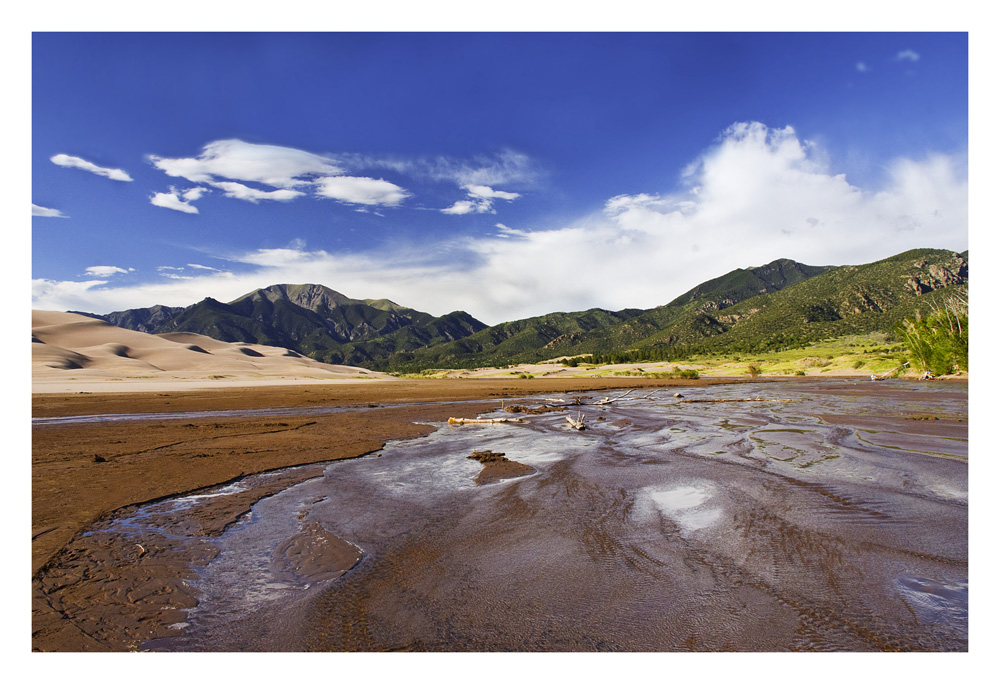 Wasser im Sand