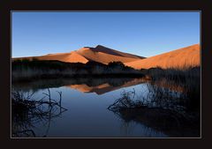 Wasser im Sossus Vlei